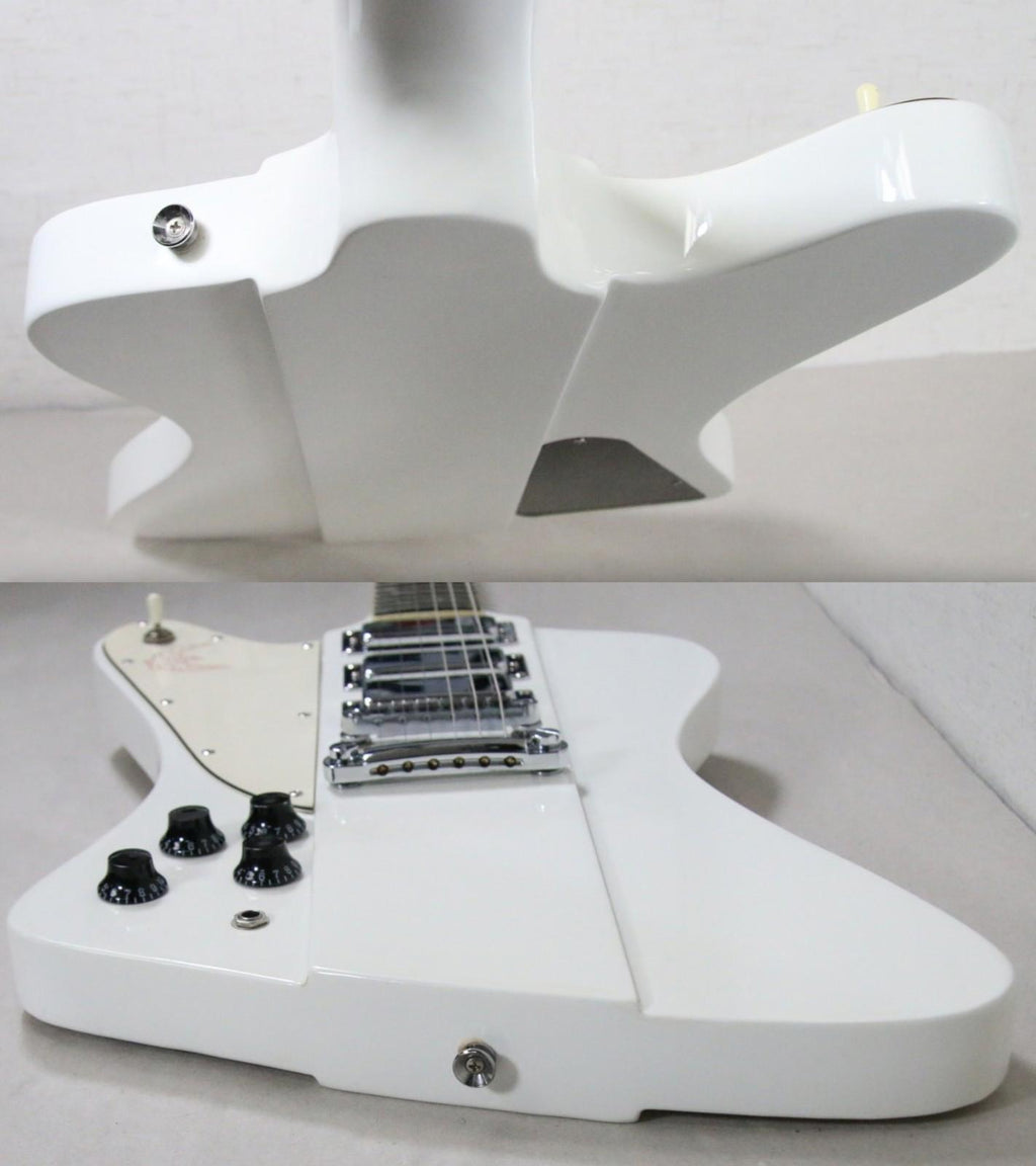 LEFT HANDED Dillion Phoenix DFB-603 Electric Guitar White w/ OG Soft Case MINT!