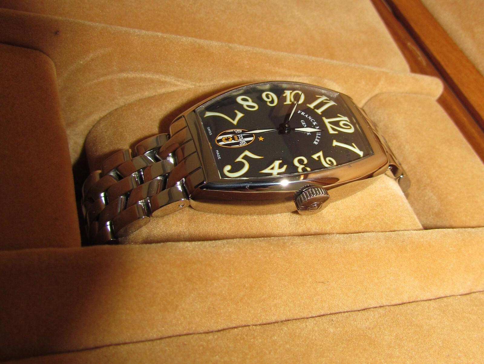 Authentic Franck Muller 5850 Juventus 300 Piece Limited Edition Wrist Watch