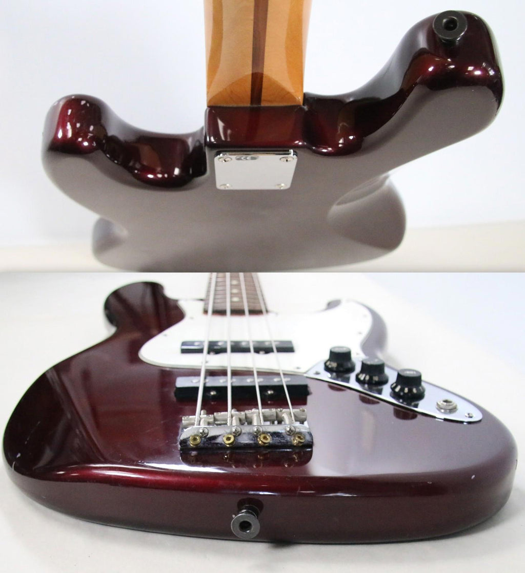 Fender Standard Jazz Bass MIM 1998-2008 4-String Bass Guitar Midnight Wine