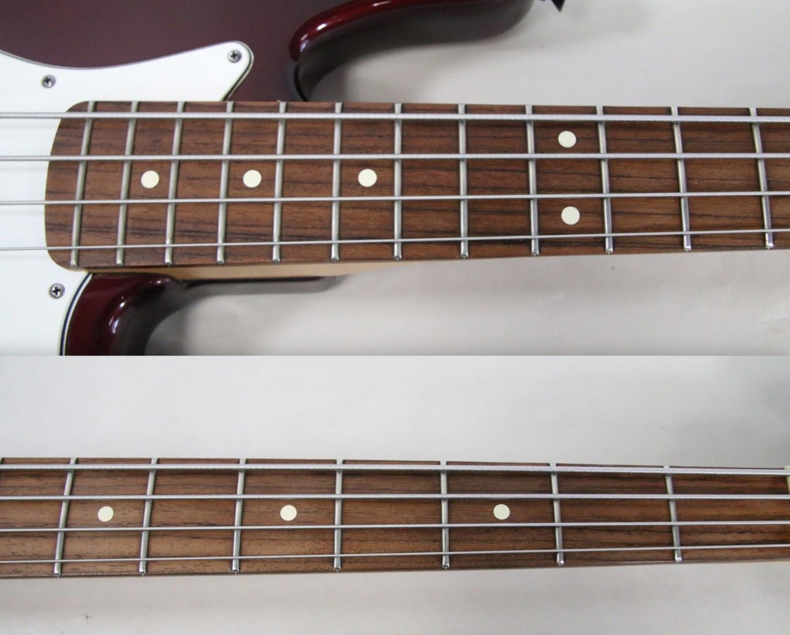 Fender Standard Jazz Bass MIM 1998-2008 4-String Bass Guitar Midnight Wine