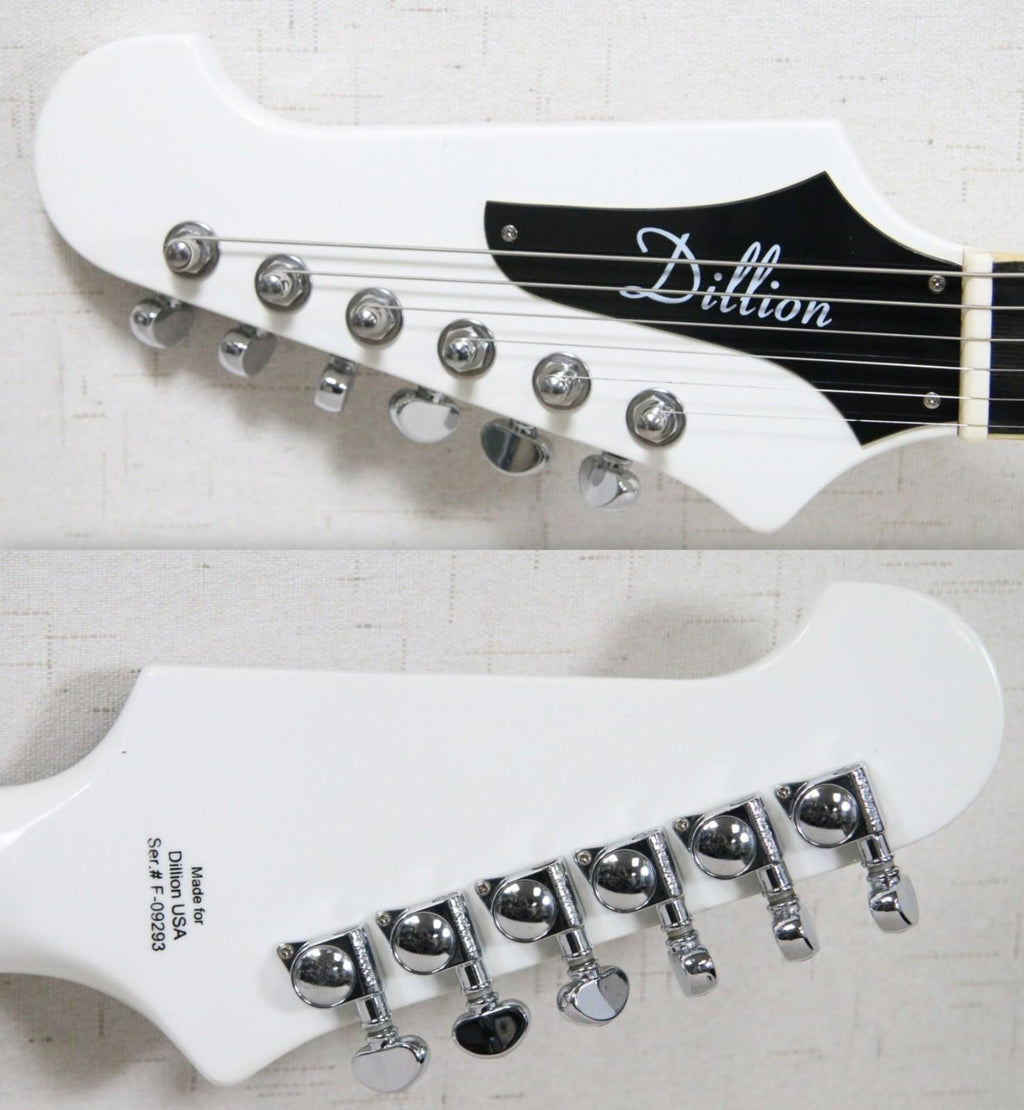 LEFT HANDED Dillion Phoenix DFB-603 Electric Guitar White w/ OG Soft Case MINT!