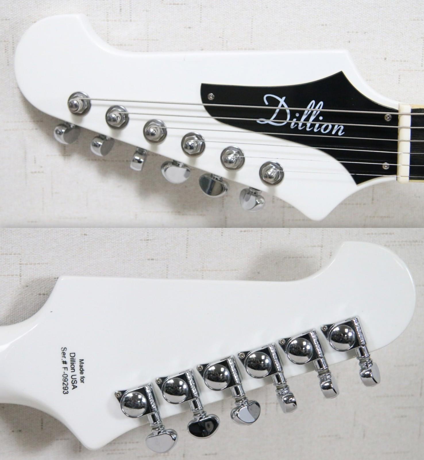 LEFT HANDED Dillion Phoenix DFB-603 Electric Guitar White w/ OG Soft Case MINT!