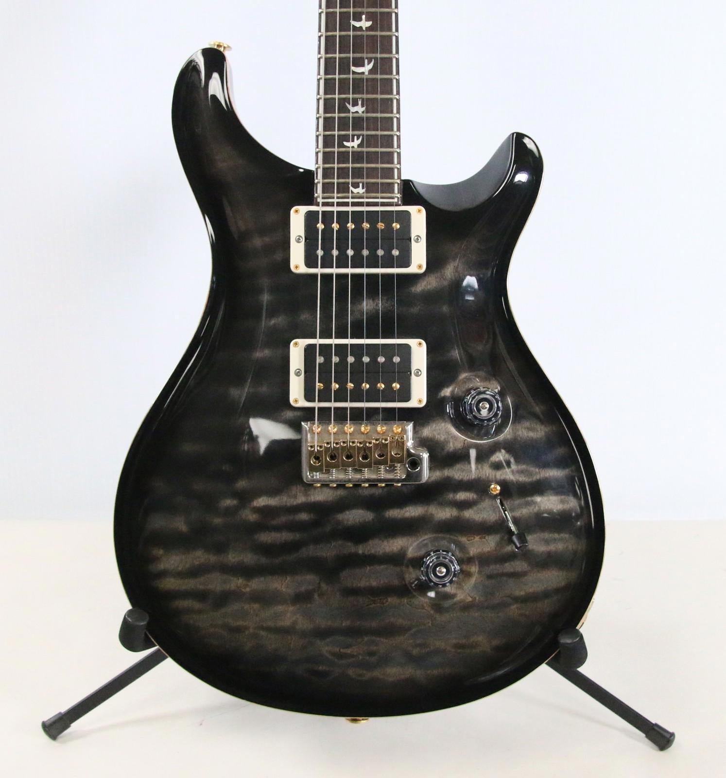 2014 PRS Custom 24 30th Anniversary Edition Charcoal Burst Guitar w/Papers *WOW*