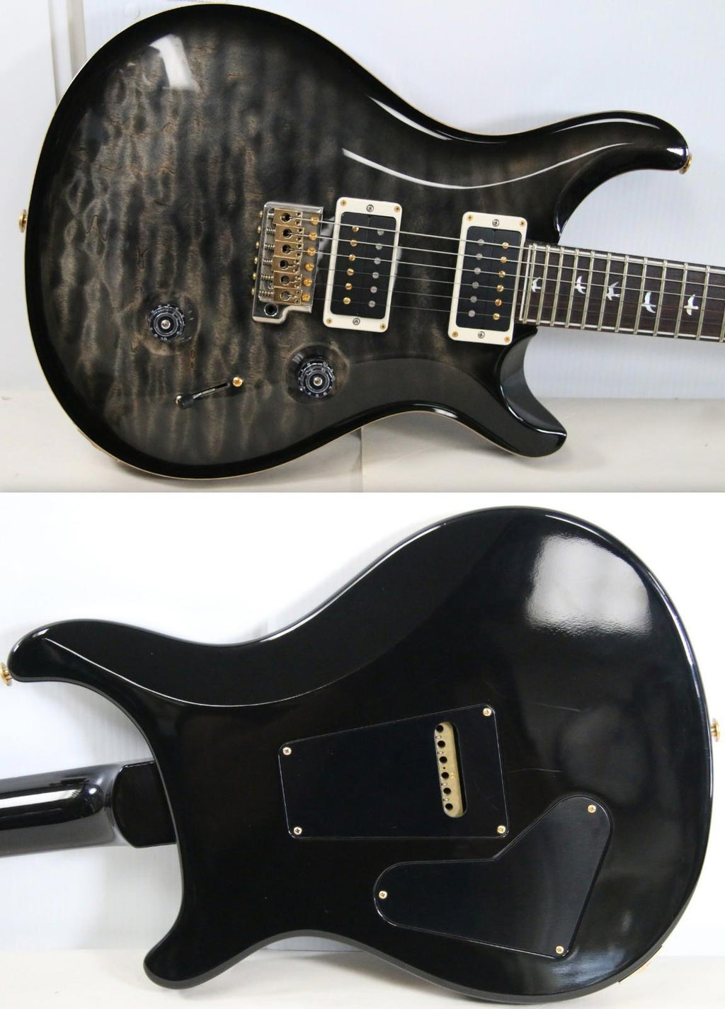2014 PRS Custom 24 30th Anniversary Edition Charcoal Burst Guitar w/Papers *WOW*