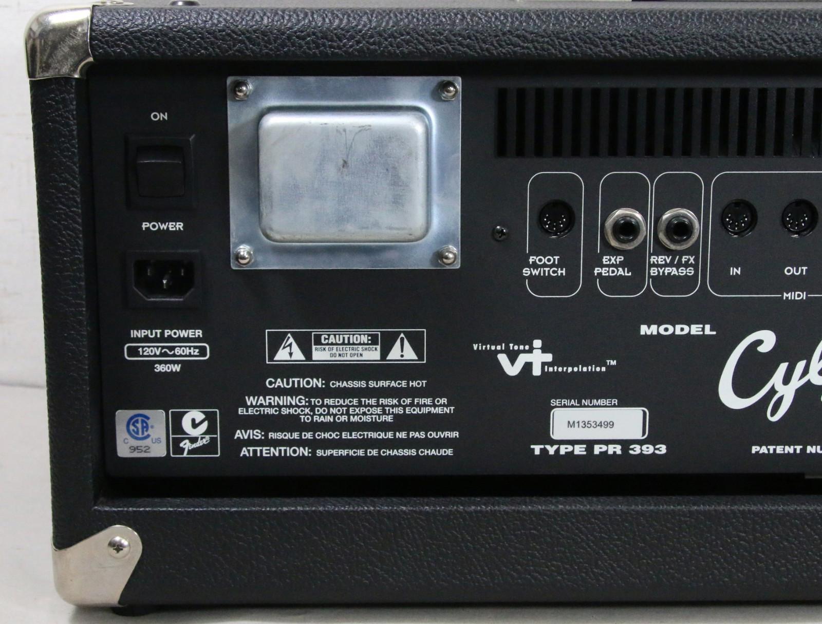 Fender Cyber Twin PR 393 Tube Guitar Preamp Head W/Cover Excellent Condition!