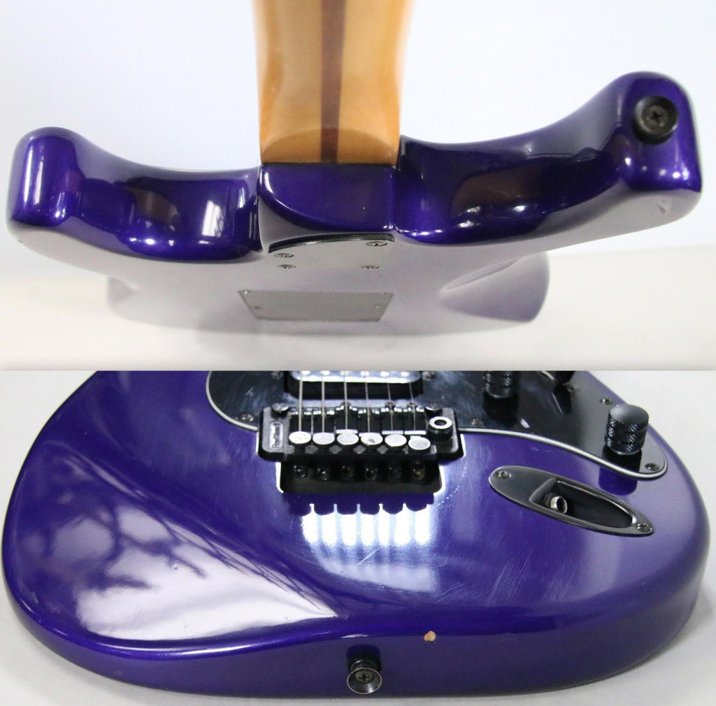 **MUST SEE** 1989 Fender Squier Floyd Rose Korea Stratocaster Metallic Purple
