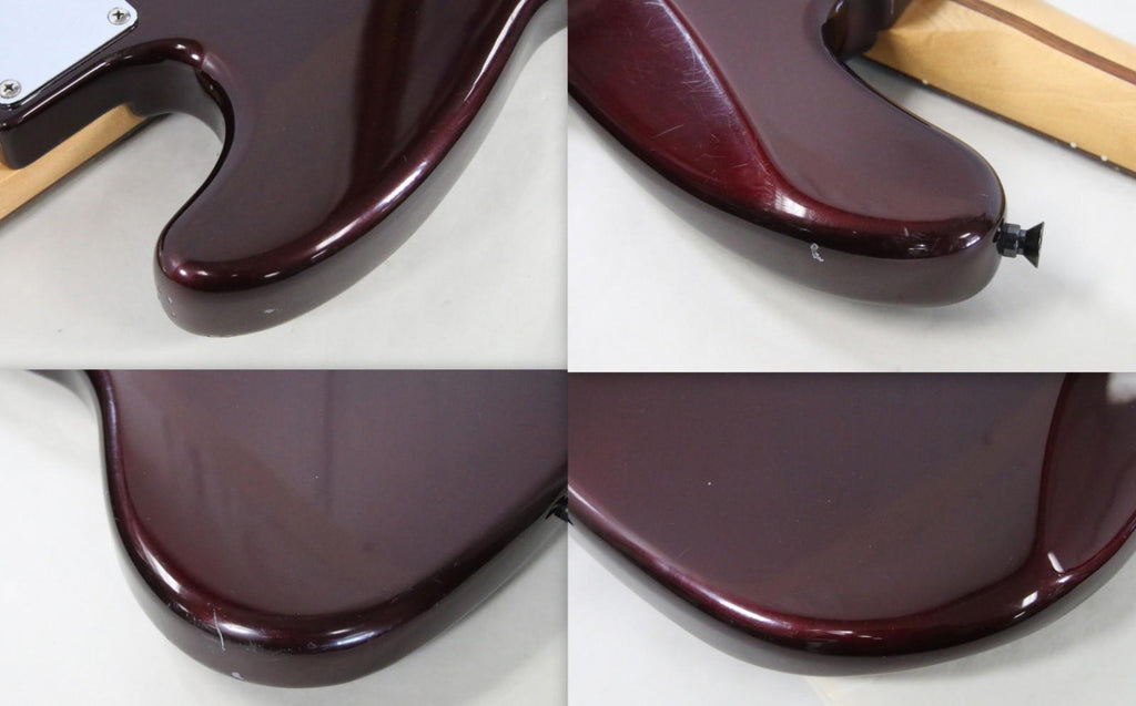Fender Standard Jazz Bass MIM 1998-2008 4-String Bass Guitar Midnight Wine