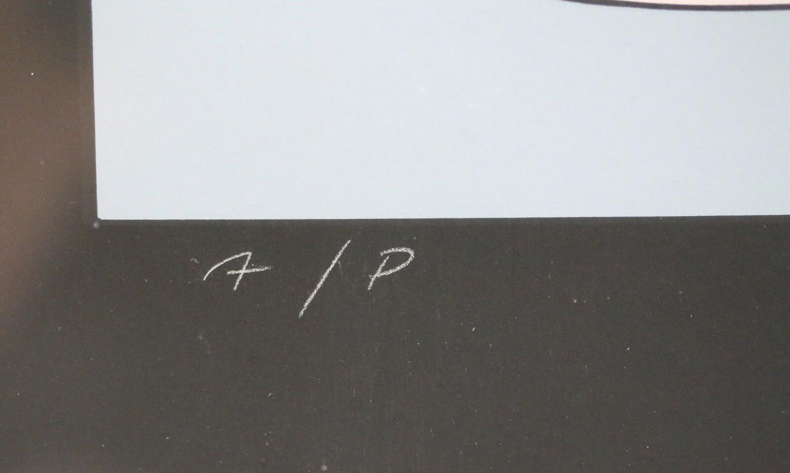 RARE Patrick Nagel Playboy 30th Anniversary Signed Artist Proof Lithograph 1983