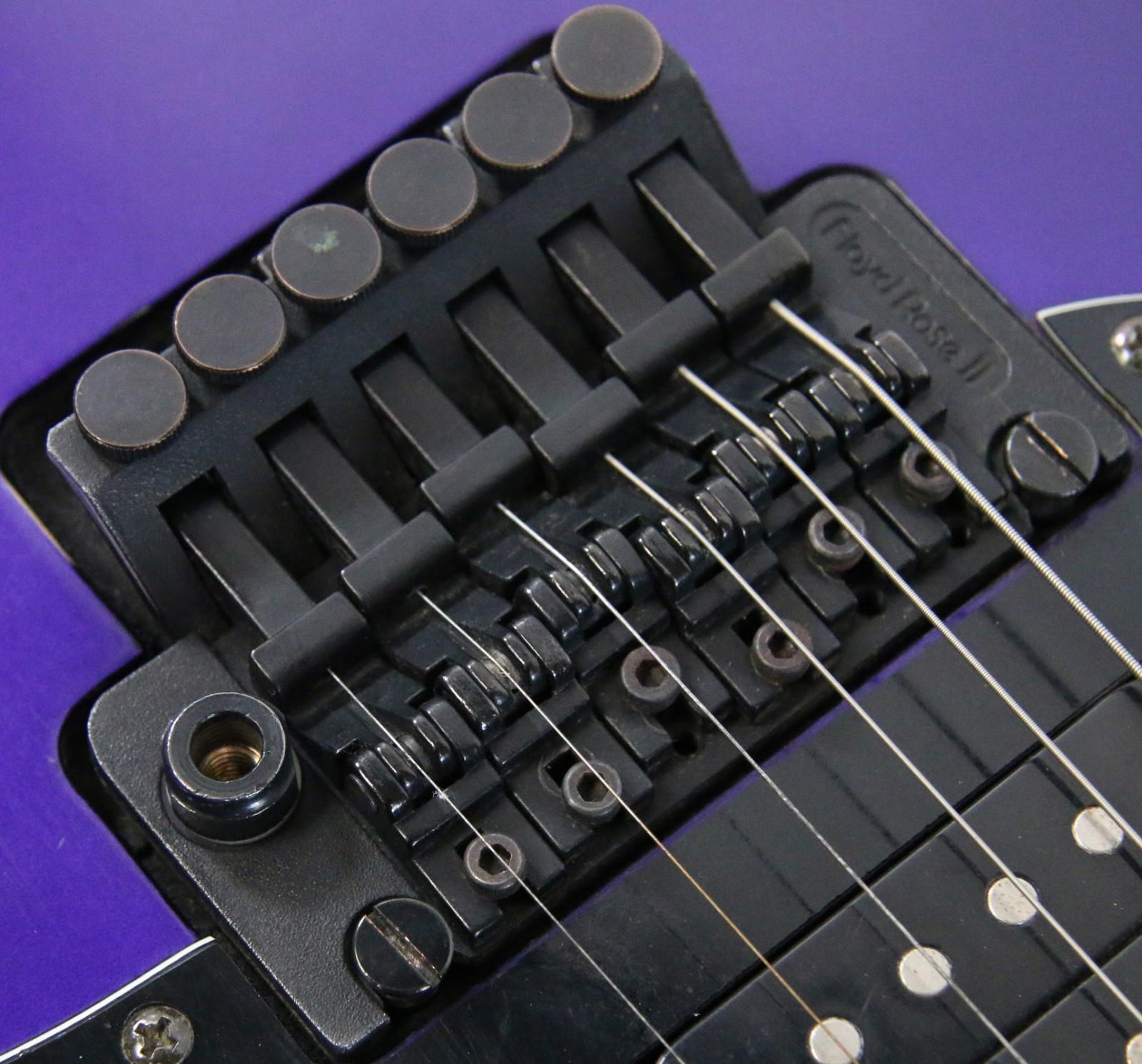 **MUST SEE** 1989 Fender Squier Floyd Rose Korea Stratocaster Metallic Purple