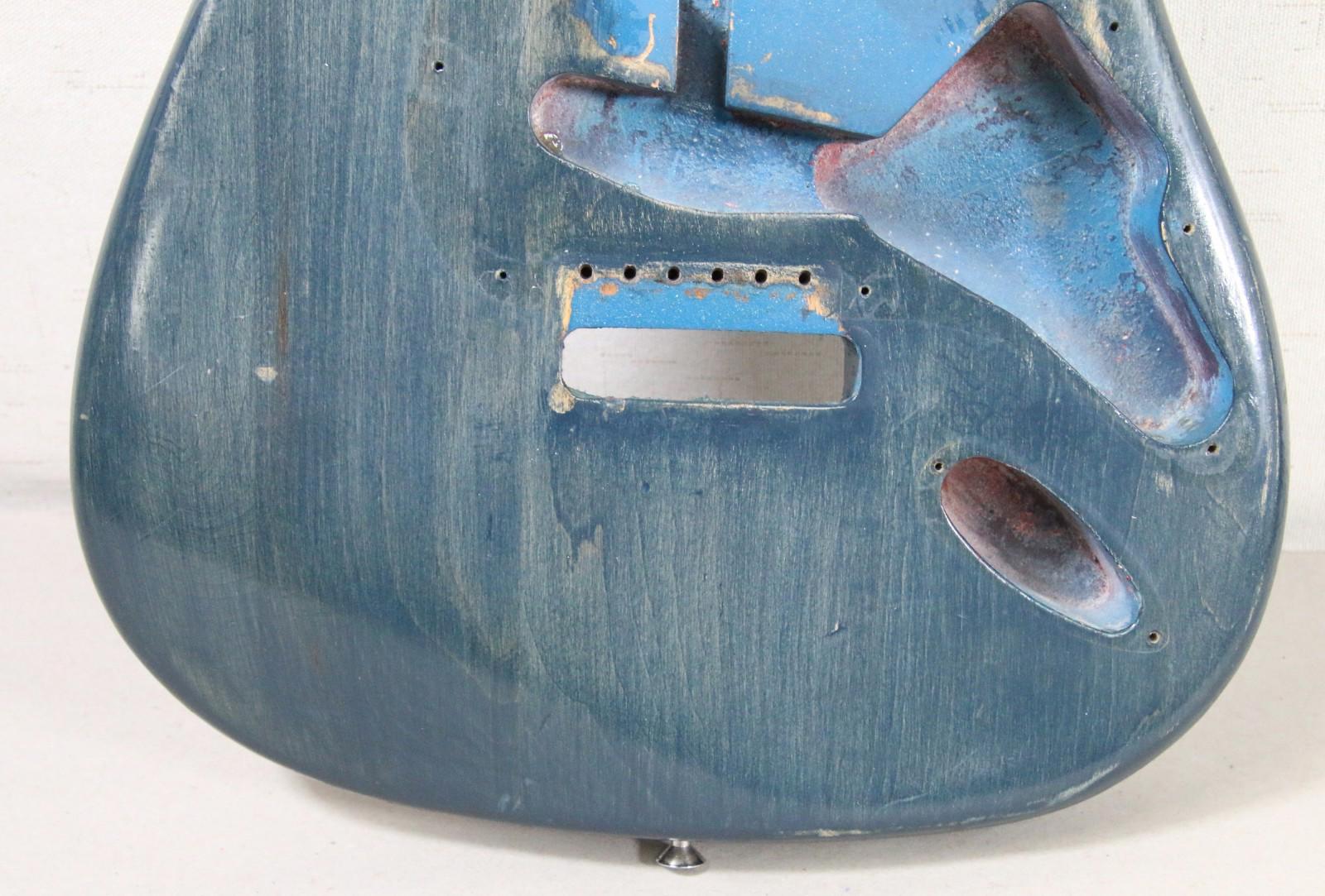 Fender Squier 80's SSS Routed Stratocaster Solid Wood Guitar Body READ DESCRIPT