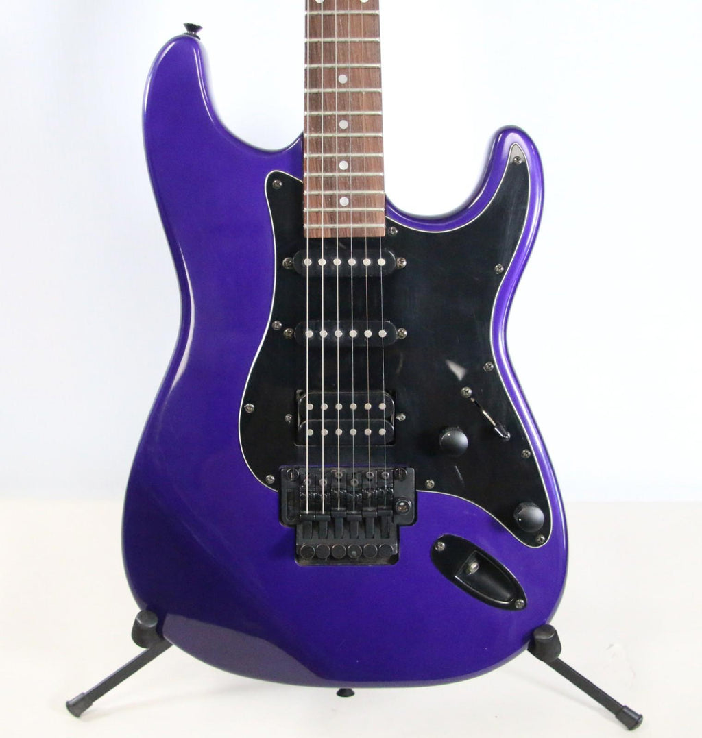 **MUST SEE** 1989 Fender Squier Floyd Rose Korea Stratocaster Metallic Purple