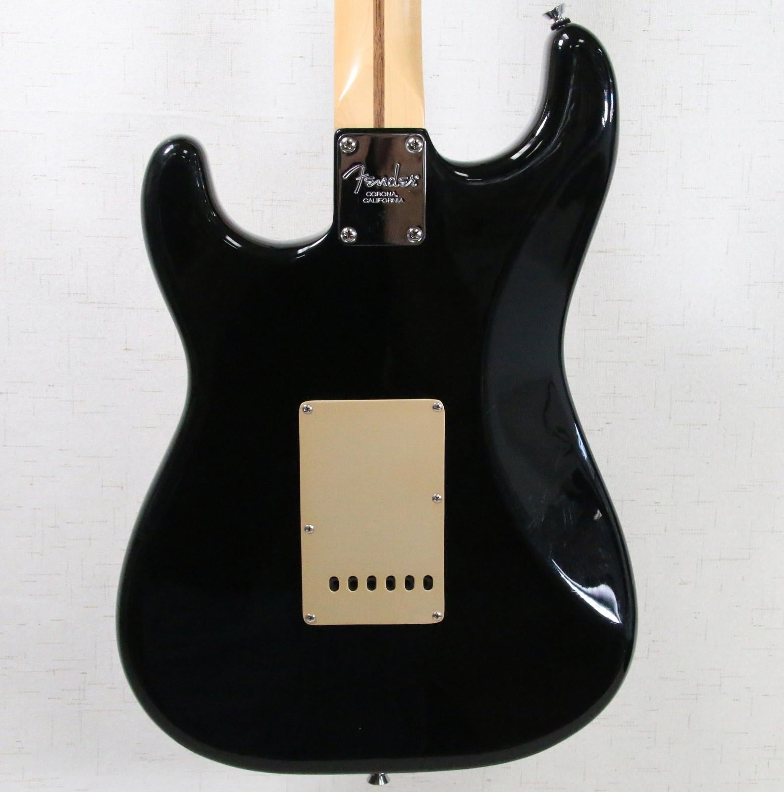 2017 Fender American Stratocaster Black Channel Bound Electric Guitar W/ Case!