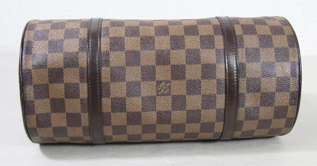 Louis Vuitton Papillion 30 Damier Ebene Canvas Handbag Vintage Authentic - Clean